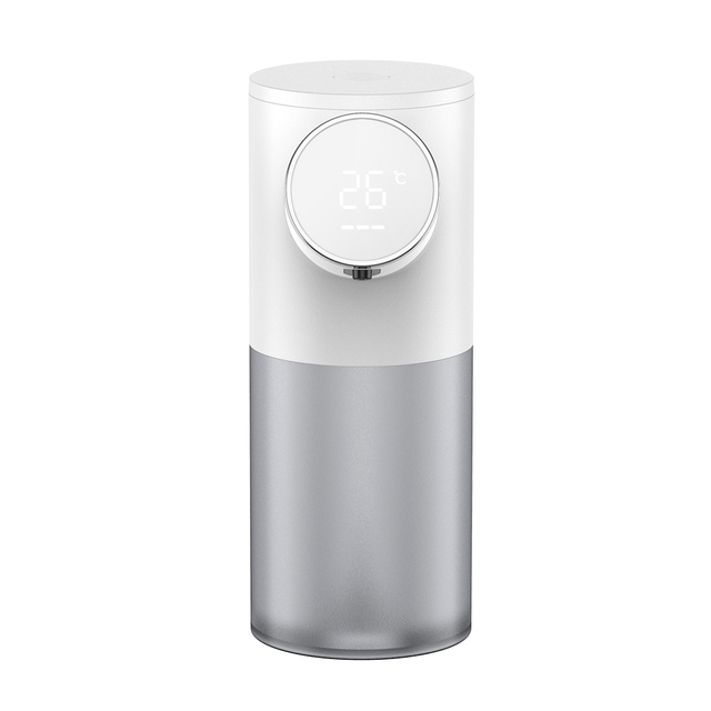 Liquid Soap Dispensers USB Rechargeable Temperature Display 320ML Automatic Dispenser Soap Foam Hand Sanitizer Machine