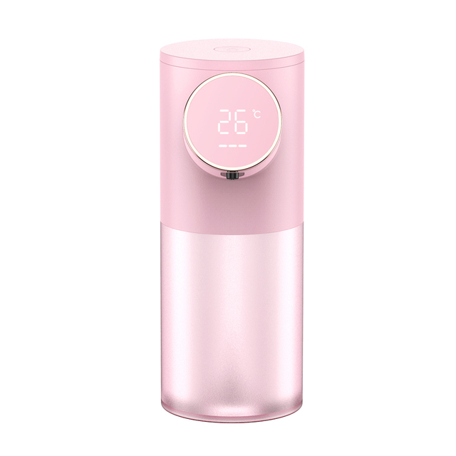 Liquid Soap Dispensers USB Rechargeable Temperature Display 320ML Automatic Dispenser Soap Foam Hand Sanitizer Machine