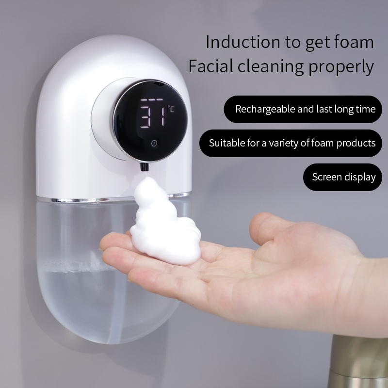 New Automatic Foam Facial Cleanser Machine Liquid Soap Dispenser Foam Cleaner Induction Foaming Facial Cleaner Machine For Home