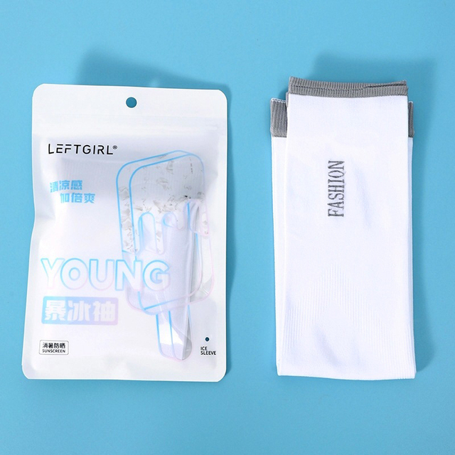 1pair Sun Protection Sleeves Summer Cool Ice Sleeves Hand Sleeves Ice Silk Arm Guards Arm Sleeves Thin Section Riding Driving