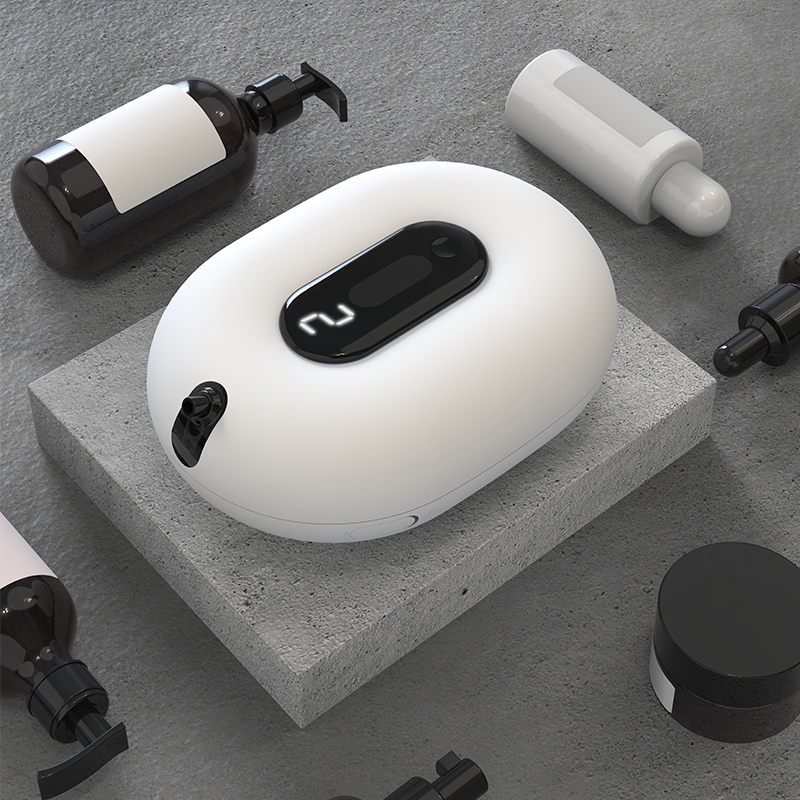 Soap Dispenser Wall-mounted Rechargeable Temperature Display Liquid Soap Dispensers Automatic Foam Hand Sanitizer Machine