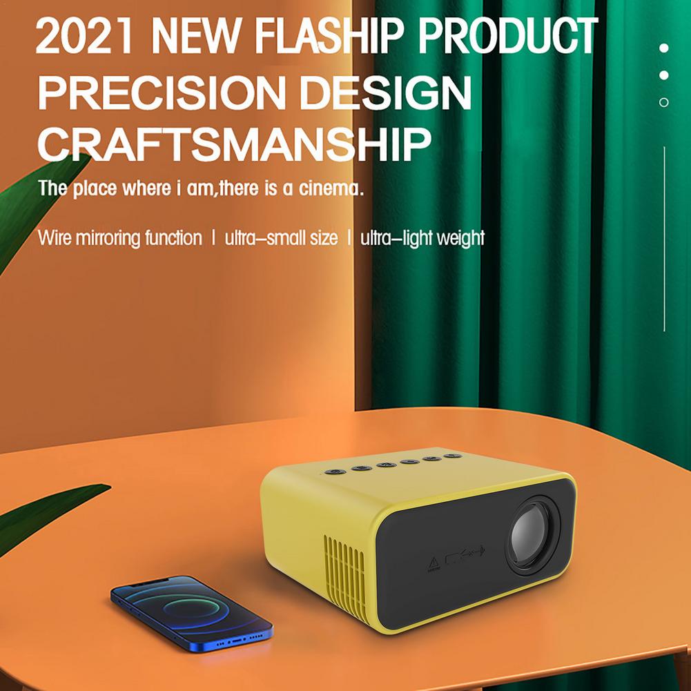 Mini Projector Portable HD Projector Supported 1920*1080P Projector LED Video Beamer Home Cinema For Movie Game Proyector