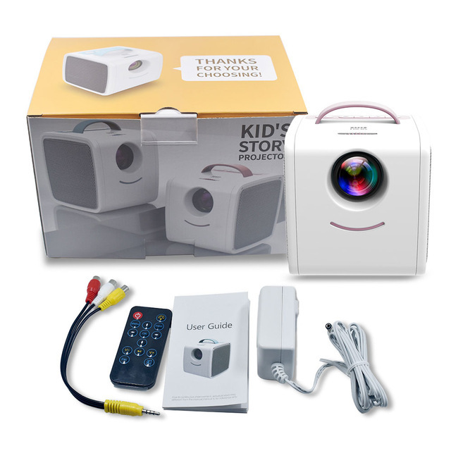 Salange Q2 Mini Projector Portable Projetor Home Theatre System Children Education Children's gift Parent-child Mini LED Beamer