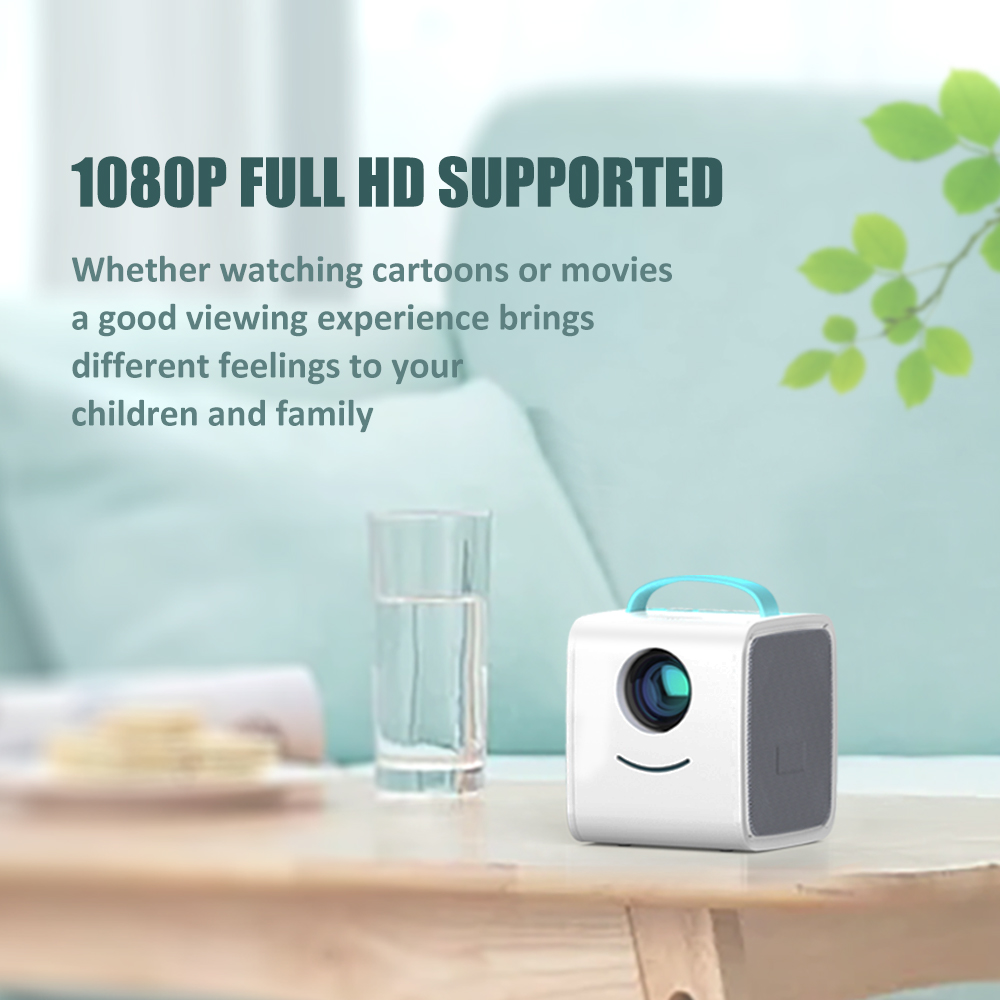Salange Q2 Mini Projector Portable Projetor Home Theatre System Children Education Children's gift Parent-child Mini LED Beamer