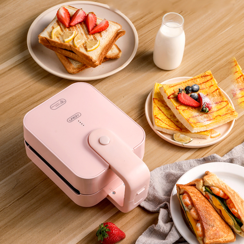 220V Electric Sandwich Maker Waffle Maker Toaster Baking Multifunctional Breakfast Machine Pancake Sandwichera Multibaker 650W