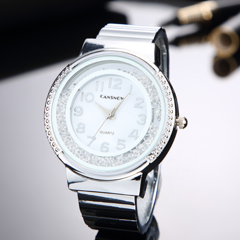 Women's Watch Quartz Rhinestone Fashion Casual Girl  Bracelet Clock