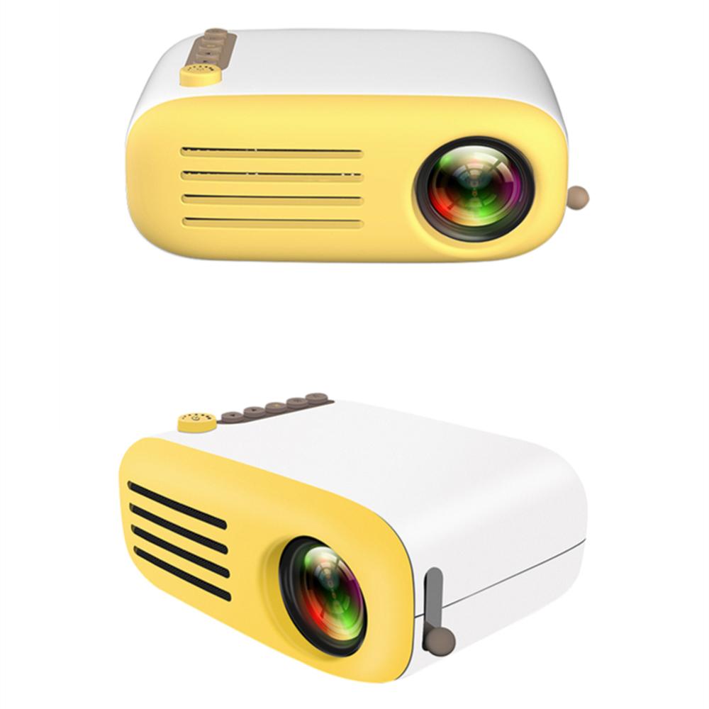 1PC YG200 LED Projetor Built-In Battery Version HDMI-compatible USB Mini Home Media Support 1080P HD Video Player