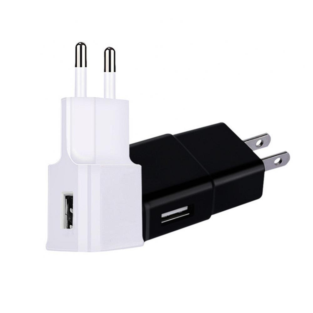 Universal USB Mobile Phone Charging Head 5V 1A Portable Charging Head EU US For Travel Mobile Phone Charger Adapter Accessories