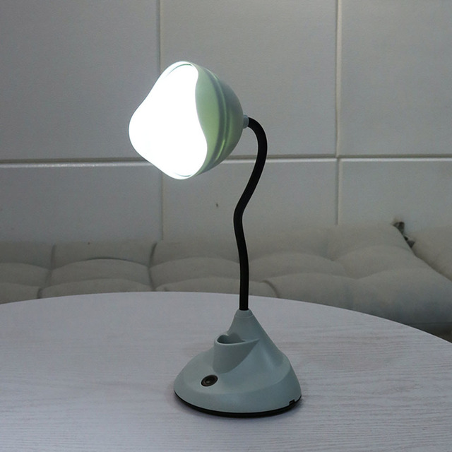 LED College School Study Desk Lamp Large LED Bulb Reading Light No Visible Strobing Student Flower Shape Table Lamp