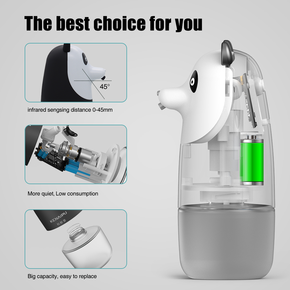 Automatic Foam Soap Dispenser,Cartoon Induction Liquid Hand Washing Machine,USB Charge,Intelligent foam hand washing