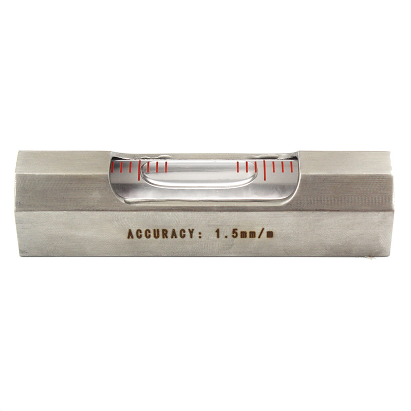 Mini Bar Type Spirit Level Bubble Stainless Steel Mini Level Bubble for Machine Tool length 84mm