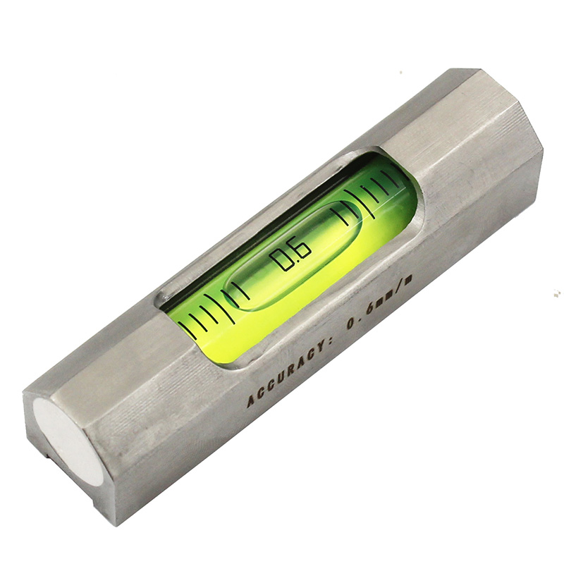 Mini Bar Type Spirit Level Bubble Stainless Steel Mini Level Bubble for Machine Tool length 84mm