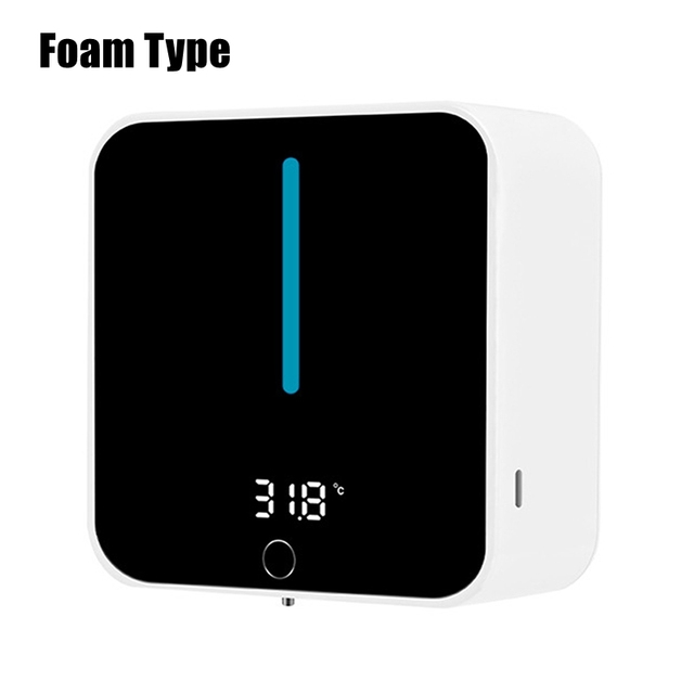 New Automatic Induction Liquid Soap Dispensers Household Kitchen Hand Washer Wall Mounted LED Display Dispenser Soap