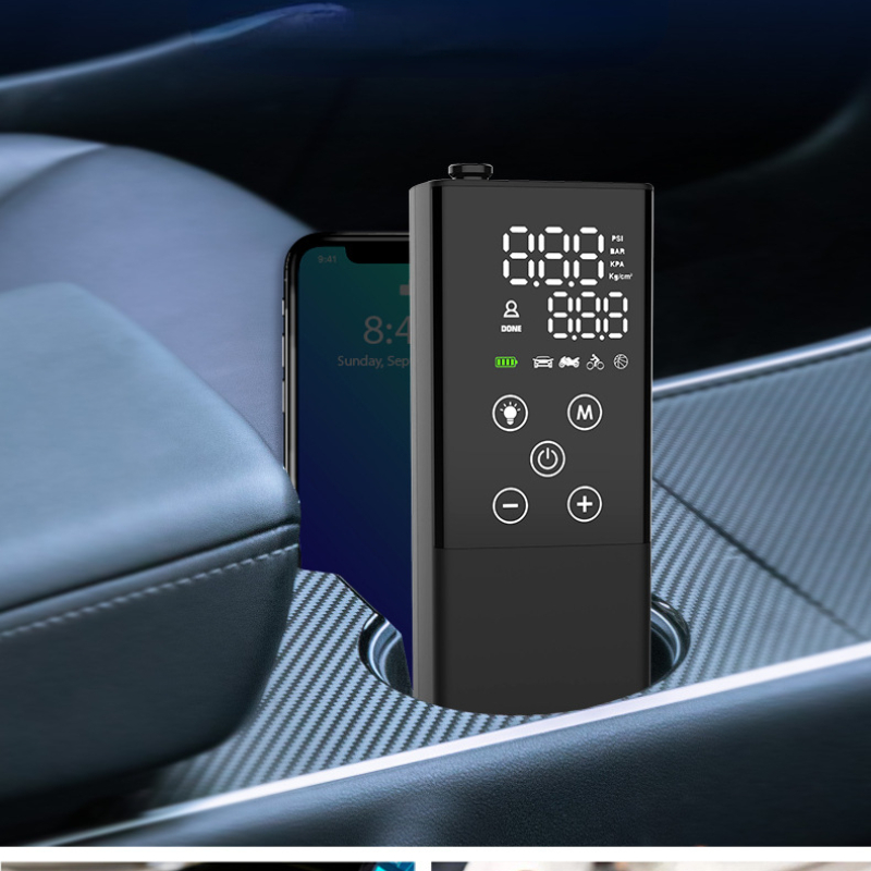 Outside Small Mini Portable Touch Tire Air Pump Car Wireless Electric Car Air Pump Air Pump  Electric Air Pump  Tyre Inflators