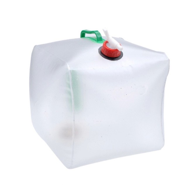 High Capacity 20L Foldable Water Bag Outdoor Sports Camping Hiking Storge Water Bucket Picnic Water Container Lifting Carrier