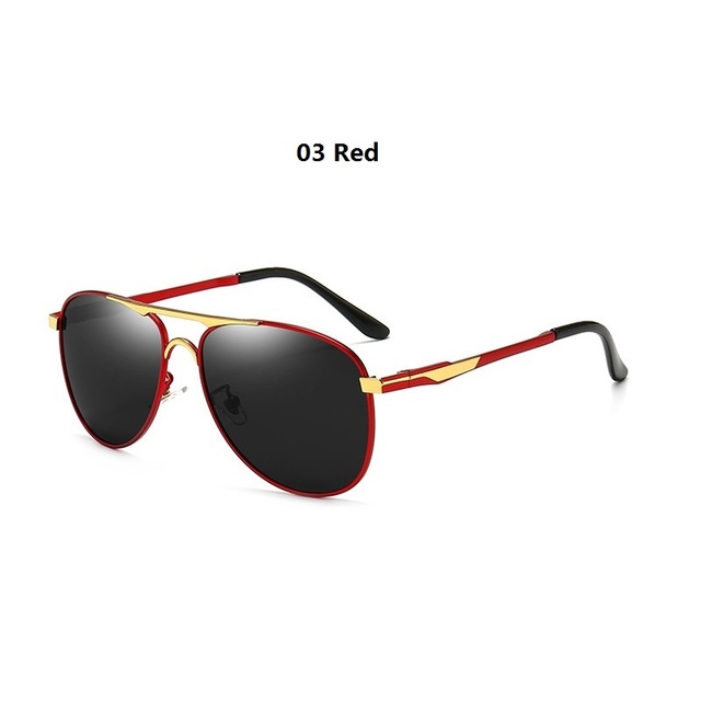 Luxury Pilot Polarized Sunglasses for Men Women Driving Fishing Retro Sun Glasses Brand Designer Male Metal Eyeglasses