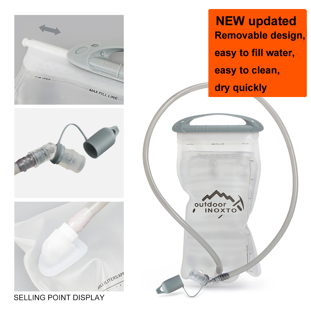 Trail Running Ultra-light 450ml 500ml Water Bottle Fo Rrunning Hydration Marathon Race Bicycle 1.5L 2L Water Bladder Bag