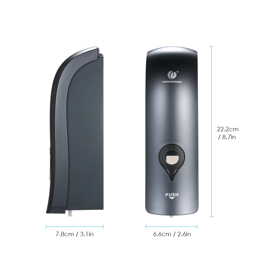 Soap Dispensers Automatic Liquid Soap Dispenser No Drilling Wall Mounted Single-Head Manual Bathroom Shower Gel Shampoo