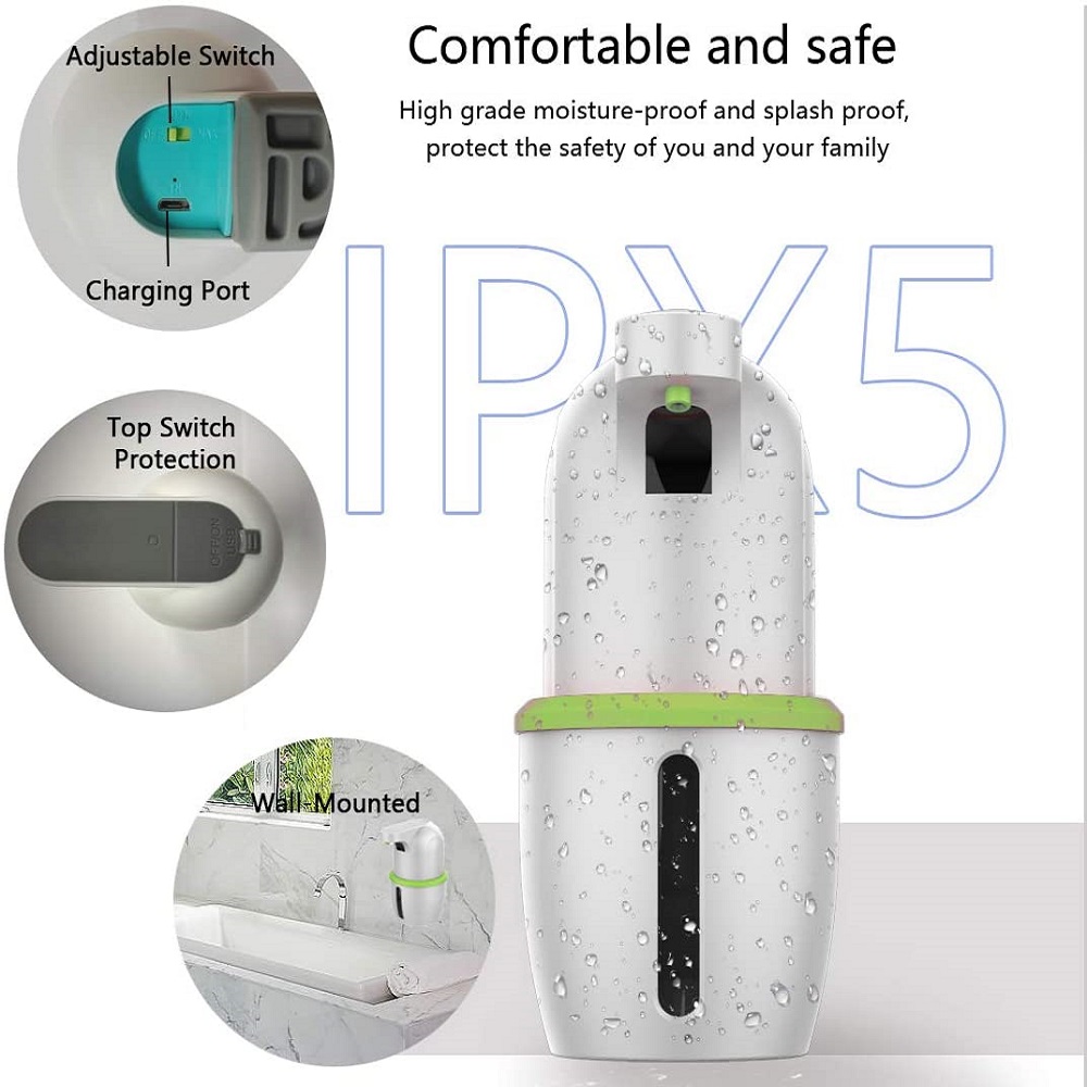 Touchless Automatic Soap Dispenser USB Charging Smart Foam Machine Infrared Sensor Foam Soap Dispenser Hand Sanitizer