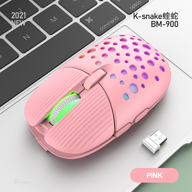 2.4G Wireless Mouse Rechargeable Silent LED Colorful Backlit Gaming Mouse for Desktop PC Laptop Notebook Computer