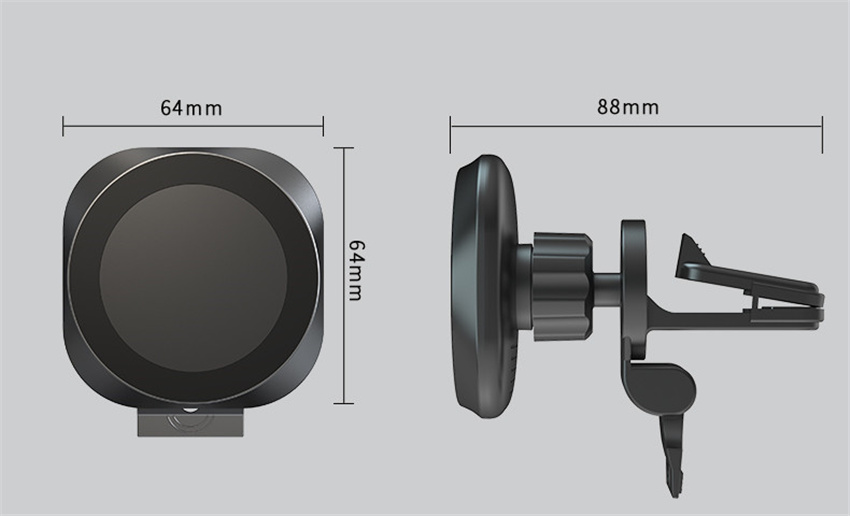 30W QI Magnetic Car Wireless Charger for macsafe iPhone 13 12 pro max mini Air Vent Car Phone Holder Stand Fast Car Charging