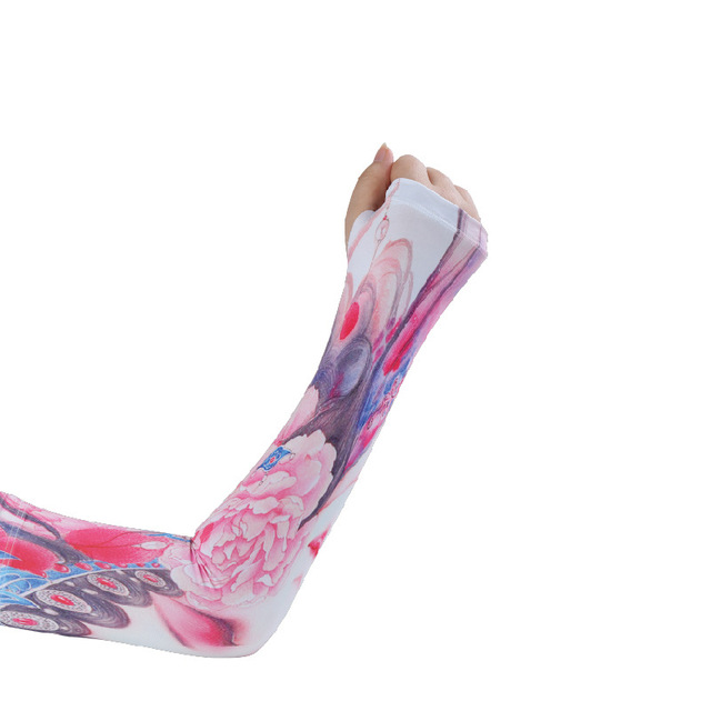 Chinese Retro Style Ice Arm Sleeves Warmers Sports Sleeve Sun  Protection Hand Cover Cooling Warmer Running Fishing Cycling