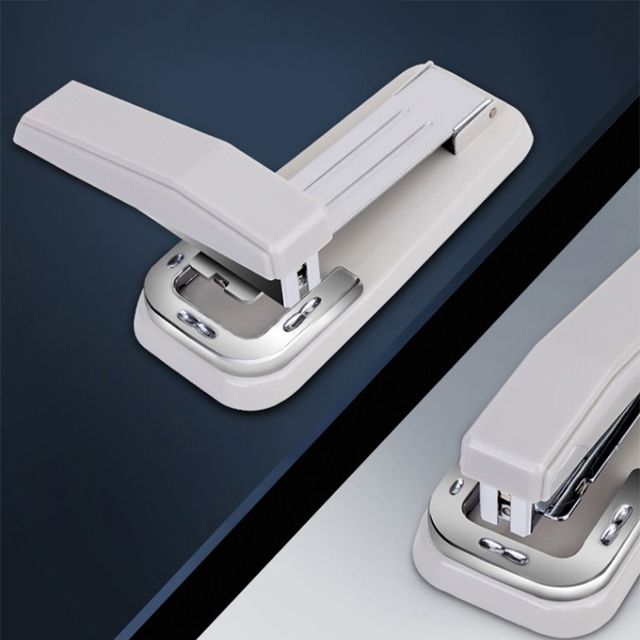 360Rotatable Heavy Duty Stapler UseStaples Effortless Long Stapler School Paper Staplers Office Bookbinding Supplies