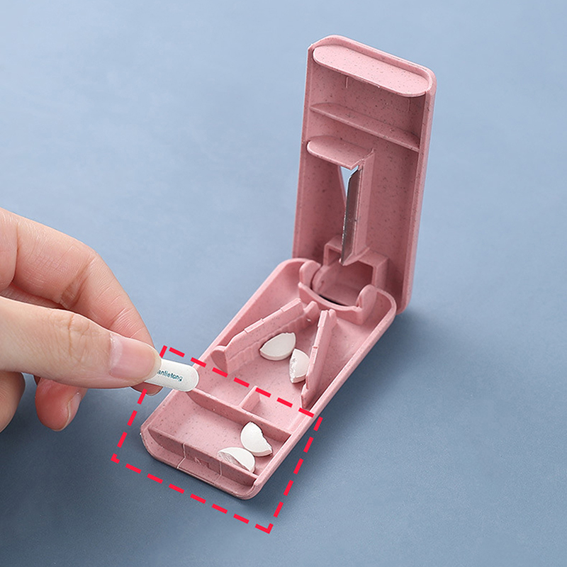 3 Colors Vitamin Medicine Pill Box Case Organizer Tablet Container Cutting Drugs For Personal Health Care New