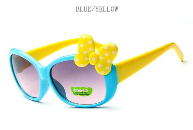 Children Goggle Girls Alloy Sunglasses Hot Fashion  Boys Girls Baby Child Classic Retro Cute Sun Glasses