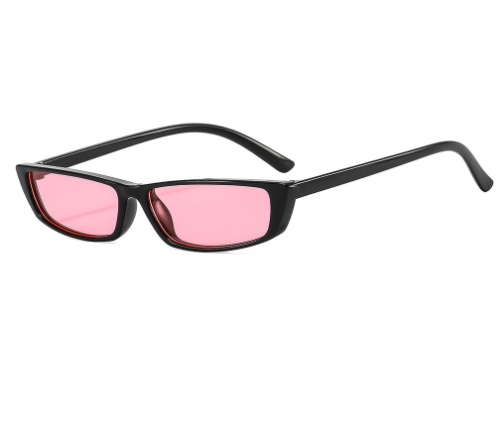 1PC Small Rectangle Sunglasses Women Retro Brand Designer Sun Glasses Vintage Square Narrow Frame Eyewear Female UV400 Shades