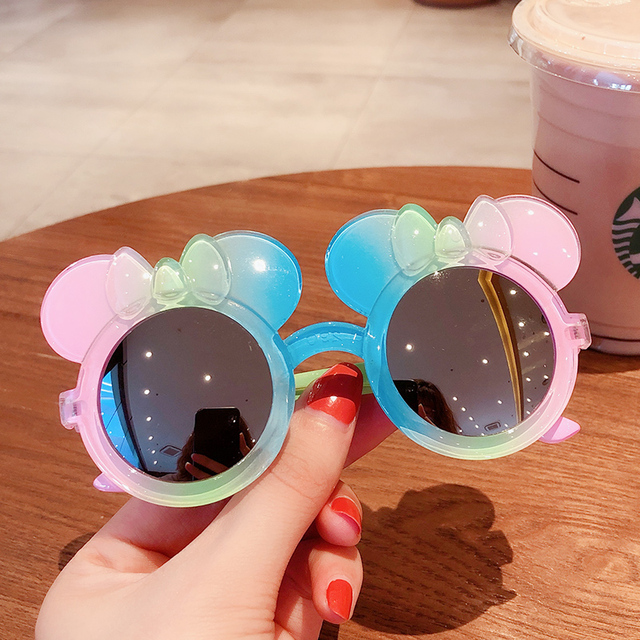Baby Boys Girls Star Cartoon  Round Colors Sunglasses Children UV400 Goggles Outdoor Kids Summer Beach Holiday Eyewear