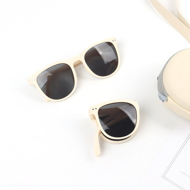 New Folding Kids Sunglasses For Boys Girls Brand Sports Square Children Shades Glasses UV400 Outdoor Baby Sun Protection Eyewear