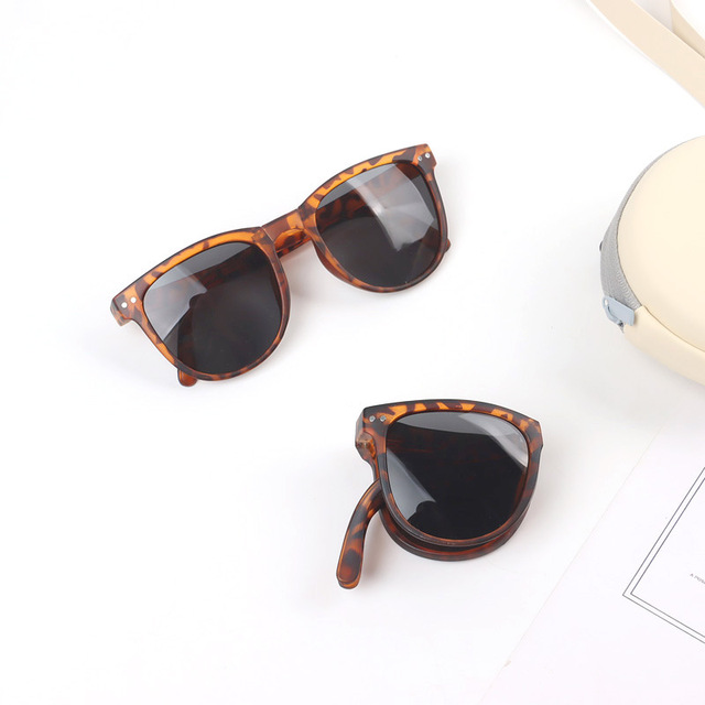 New Folding Kids Sunglasses For Boys Girls Brand Sports Square Children Shades Glasses UV400 Outdoor Baby Sun Protection Eyewear