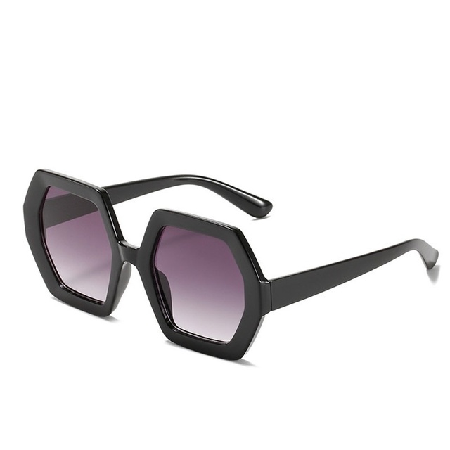 Multicolor Acetate Frame Oversized Sunglasses for Women Fashion Designer Hexagon Shades Big Sun Glasses Men Trendy Glasses UV400