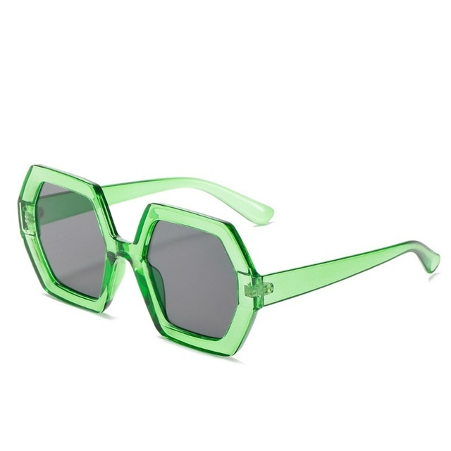 Multicolor Acetate Frame Oversized Sunglasses for Women Fashion Designer Hexagon Shades Big Sun Glasses Men Trendy Glasses UV400