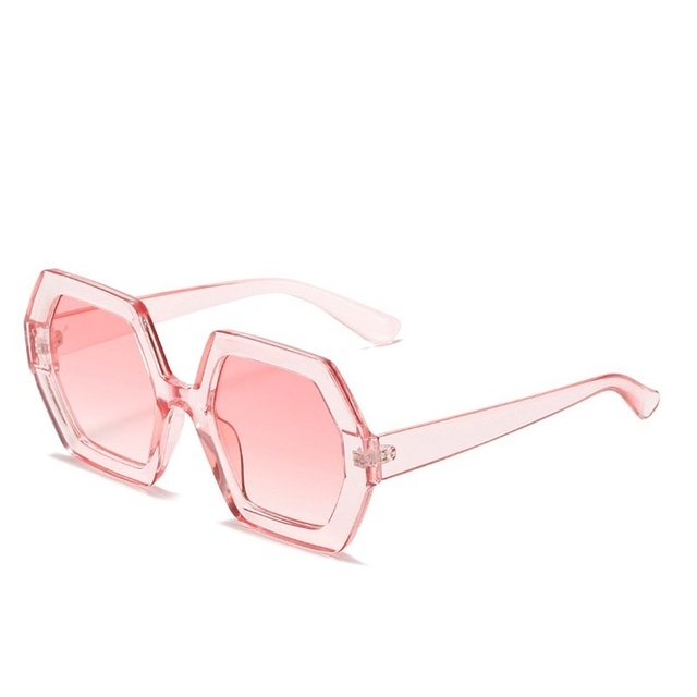 Multicolor Acetate Frame Oversized Sunglasses for Women Fashion Designer Hexagon Shades Big Sun Glasses Men Trendy Glasses UV400