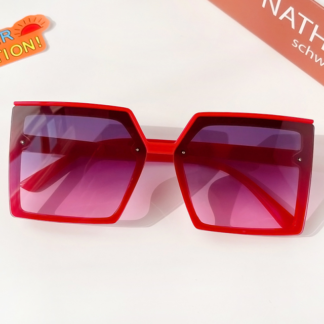 New Girls Colors Geometric Rectangle Eye Protection Accessories Children Colors Sunglasses Girls Boy Kids Polarized Sunglasses