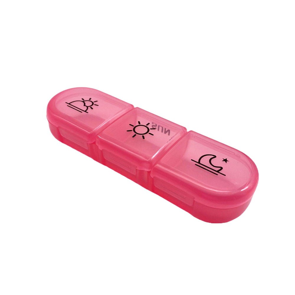 Pill Box 7 days Organizer 21 grids 3 Times One Day Portable Travel with Large Compartments for Vitamins Medicine Fish Oils