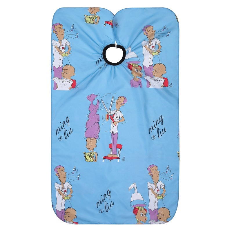 Children&Adult Hairdressing Barber Cloth Haircut Cape Polyester Taffeta Fabric Hairdresser Apron Pro Salon Styling Tool