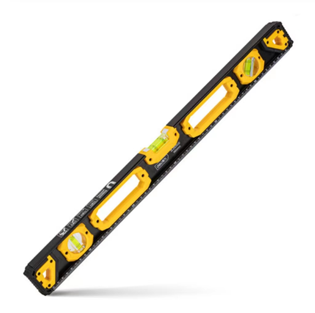 High Precision Solid Aluminum Level Measuring Instruments Anti-drop Strong Magnetic Bubble Level Balancer Ruler Measuring Tools
