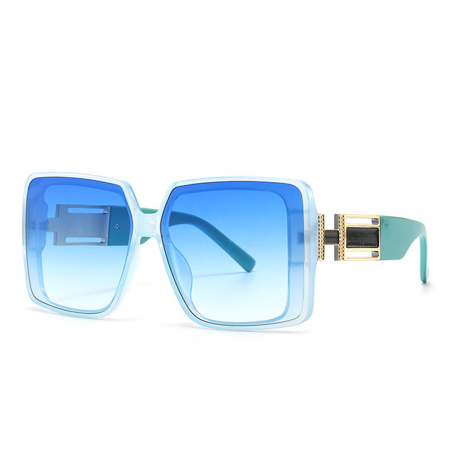 Luxury Brand Designer Sunglasses Women Men Fashion Vintage Big Frame Square Sun Glasses Travel Driving ins Shades UV400 Gafas