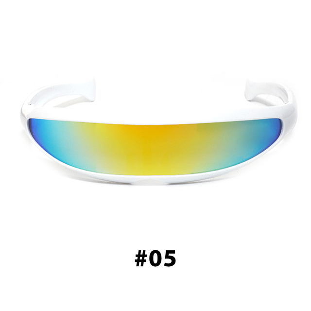 Sunglasses Laser Eyeglasses UV400 Personality Mirrored Lens Costume Eyewear Glasses