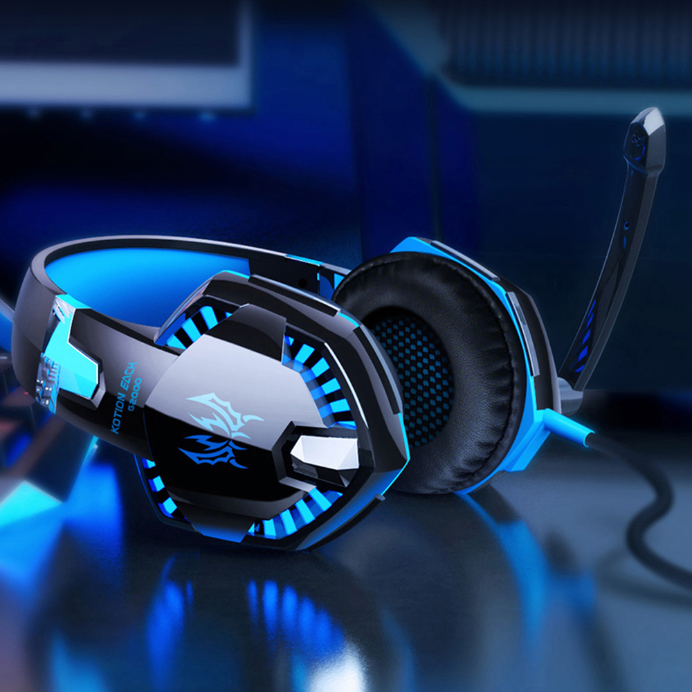 Game Headphones Gaming Headsets Bass Stereo Over-Head Earphone Casque PC Laptop Microphone Wired Headset For Computer