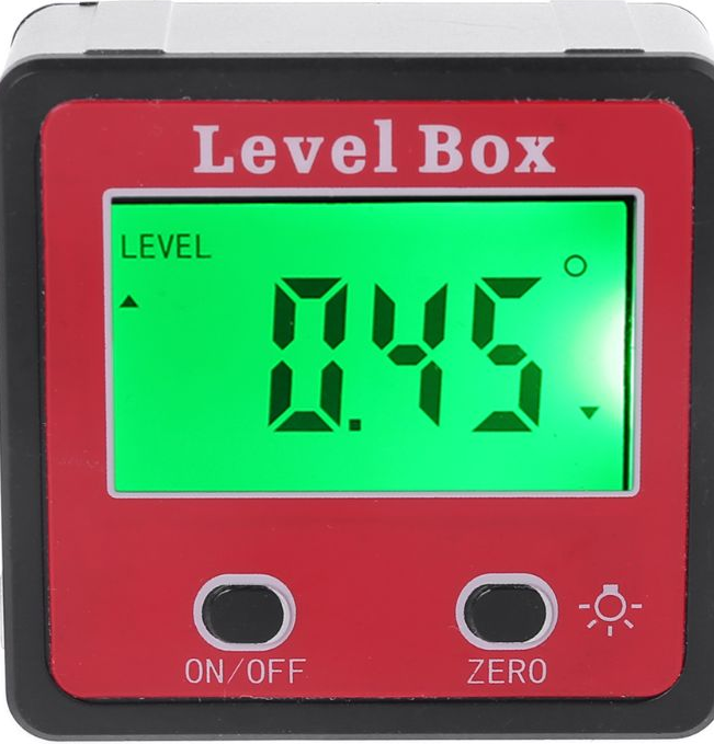 LCD Digital Inclinometer Spirit Level Protractor Angle Gauge Meter Bevel Level Magnetic Base