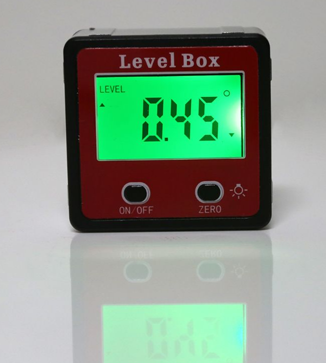 LCD Digital Inclinometer Spirit Level Protractor Angle Gauge Meter Bevel Level Magnetic Base