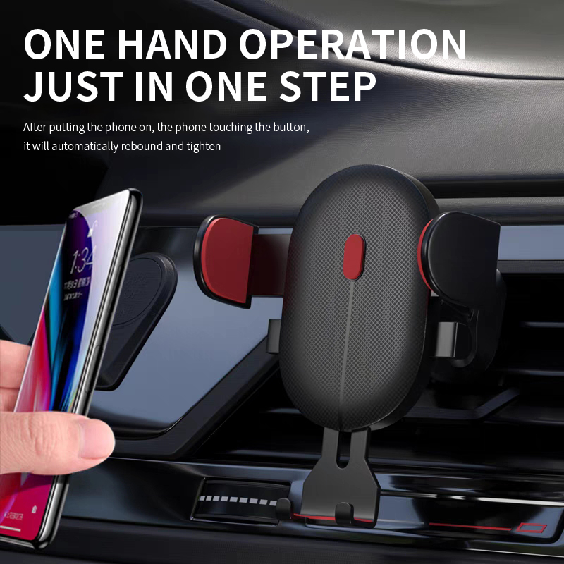 Gravity Car Phone Holder For Mobile Cell Phone Support in Car For iPhone 13 12 Xiaomi Huawei Phone Stand For Samsung