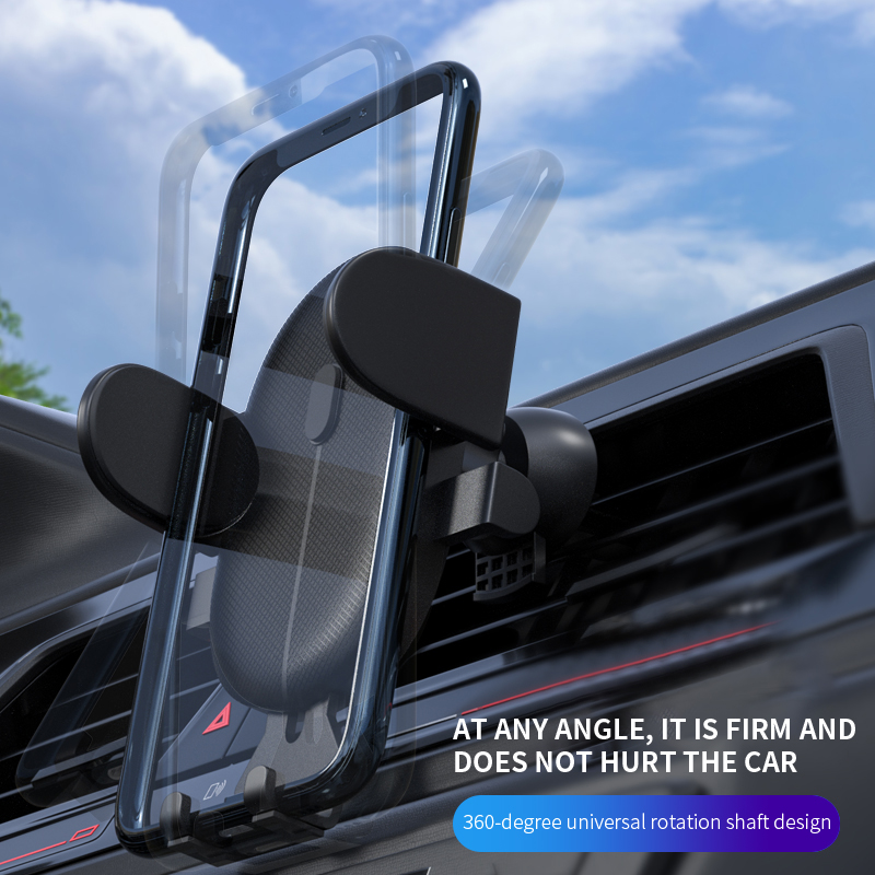 Gravity Car Phone Holder For Mobile Cell Phone Support in Car For iPhone 13 12 Xiaomi Huawei Phone Stand For Samsung