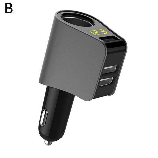 Car Cigarette Lighter Socket Universal 12v 3.1a Dual-port Usb Gold Auto Charger for Mobile Phone Car Cigarette Lighter