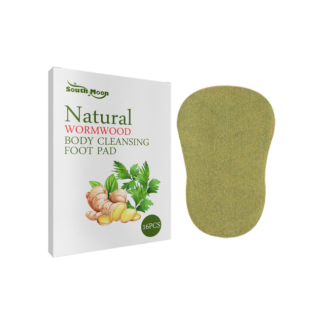 16pcs Foot Detox Patches Relieve Stress Help Sleeping Body Toxins Cleansing Weight Loss Foot Care Wormwood Ginger Detox Pad