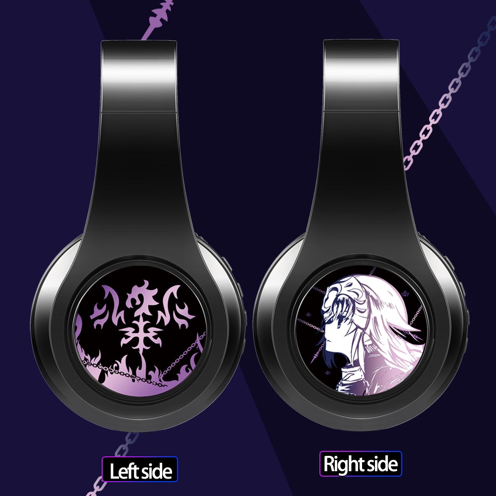 Anime Fate/Grand Order Earphone Cosplay Gaming Headphone Wireless Bluetooth Headset Game Student Gift with Mic